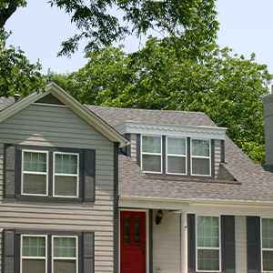 House with Asphalt Roof